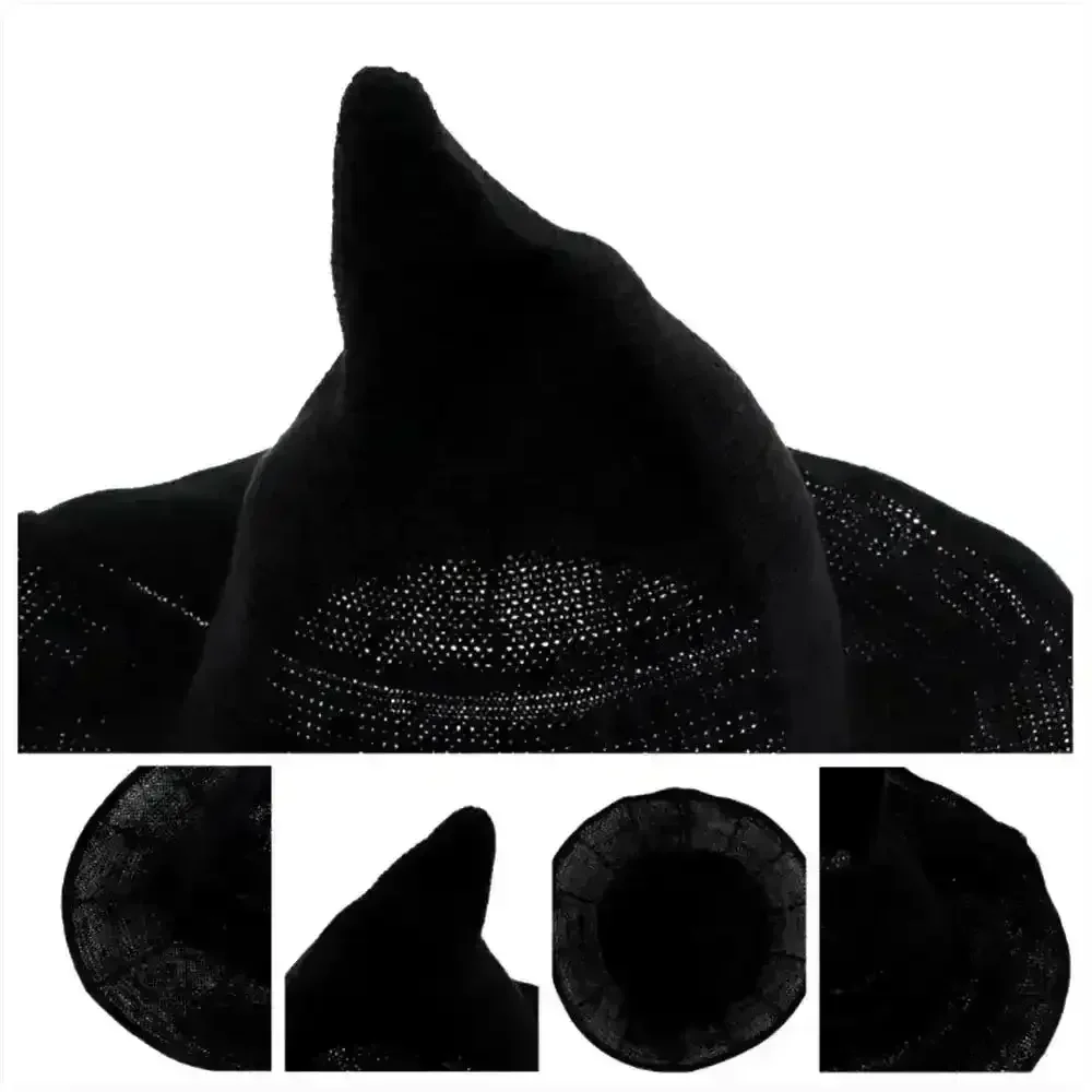 Pointy Witch Yarn Hat - Image 2