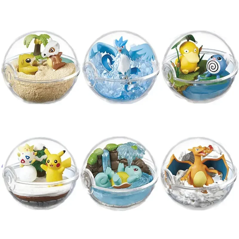 Pokimoen Crystal Pokéball Action Figures (Set of 6) - Image 12
