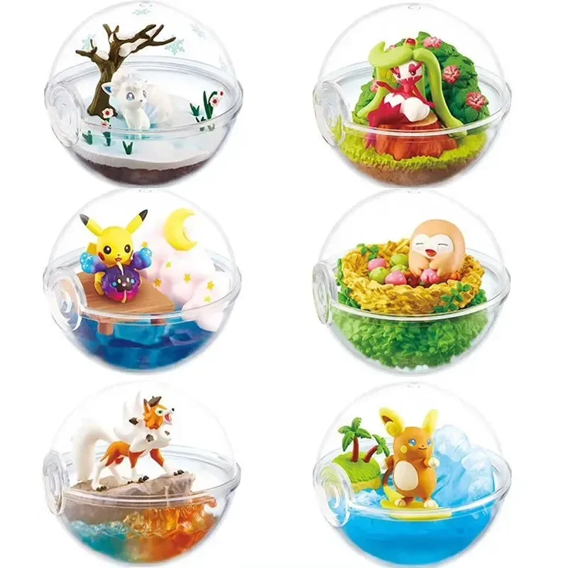 Pokimoen Crystal Pokéball Action Figures (Set of 6) - Image 9