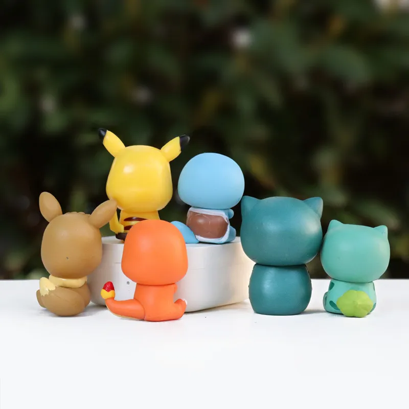 Pokemon Q-Version Starter Figures (Set of 6) - Image 5