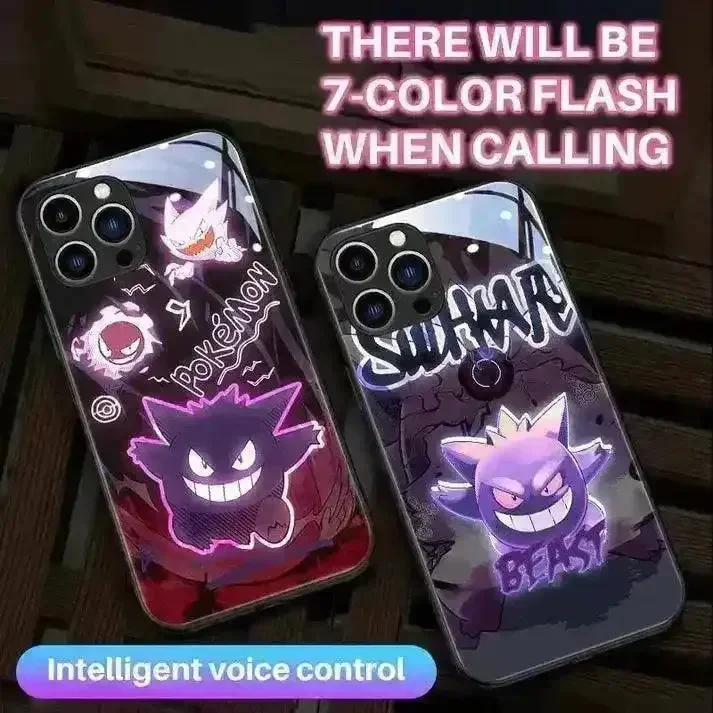 Pokimoen Voice Controlled Smart LED Cover (For iPhone) - Image 2