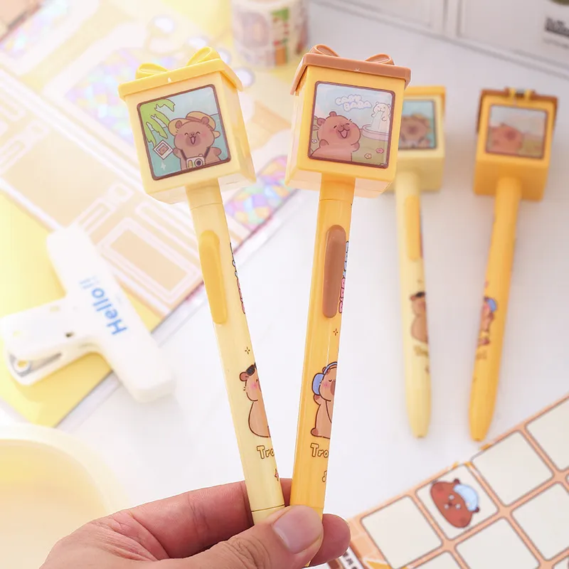 Pop-up Capybara Surprise Fidget Gel Pen - Image 4