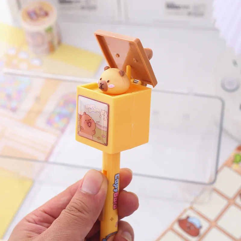 Pop-up Capybara Surprise Fidget Gel Pen - Image 6