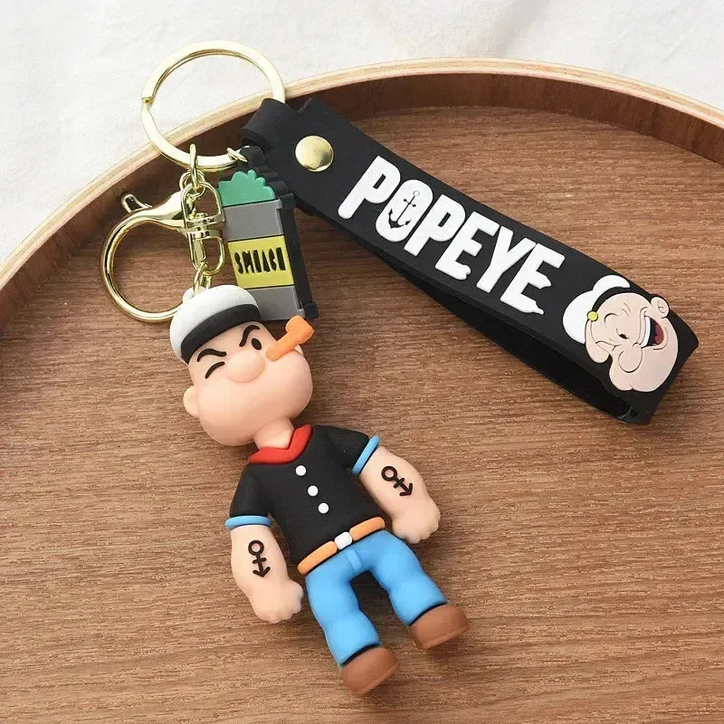 Popeye Spinach Strong 3D Keychain - Image 4