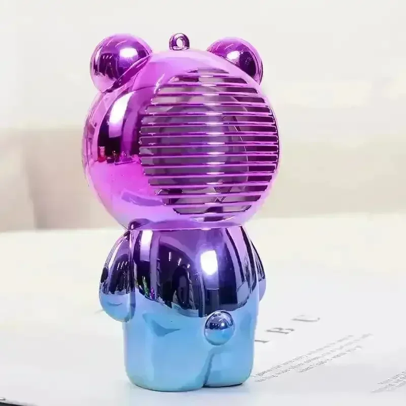 Portable Bear Keychain Fan - Image 3