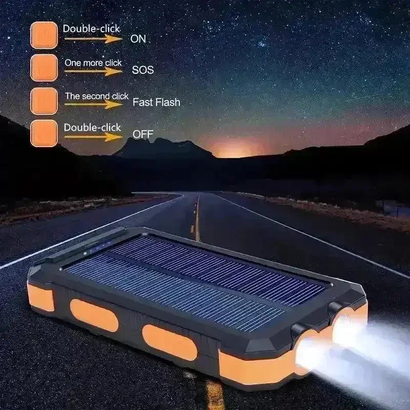 Portable Solar Energy Mobile Adventure Power Bank (7000 mAh) - Image 5