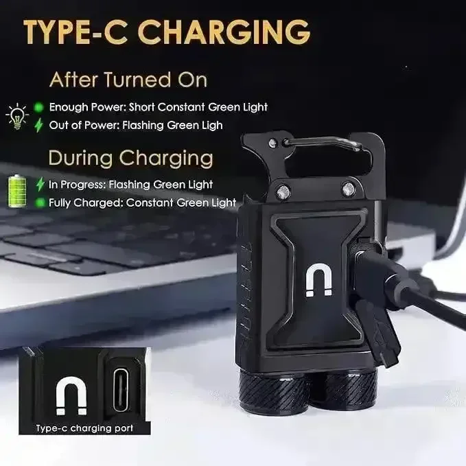 Mighty Mini 6-Mode Rechargeable Keychain Light - Image 4