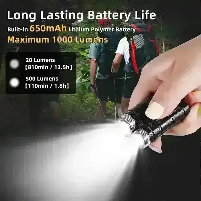 Mighty Mini 6-Mode Rechargeable Keychain Light - Image 7