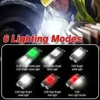 Mighty Mini 6-Mode Rechargeable Keychain Light - Image 9