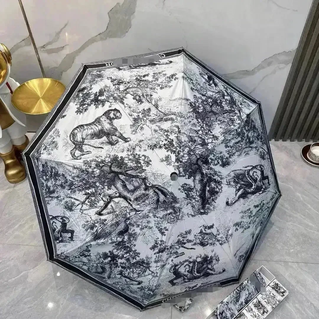 Premium Luxury Tiger Pattern Umbrella - Image 8