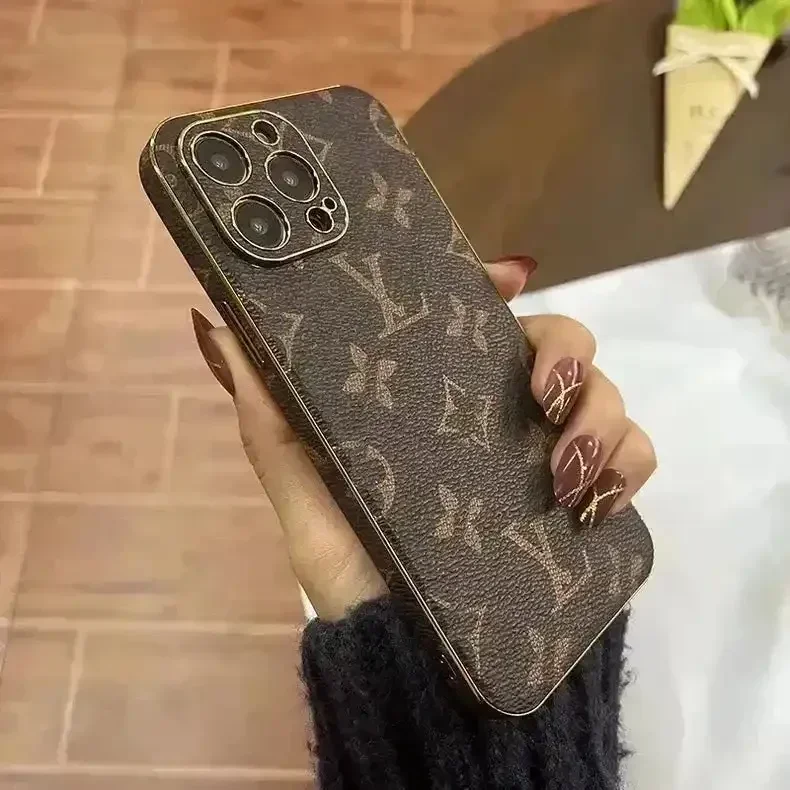 Premium Monogram Leatherette Phone Case (For iPhones) - Image 4