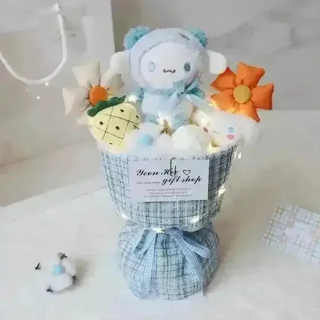 Premium Sanliou My Melody Kuromi Hello Kitty Doll Bouquet - Image 9