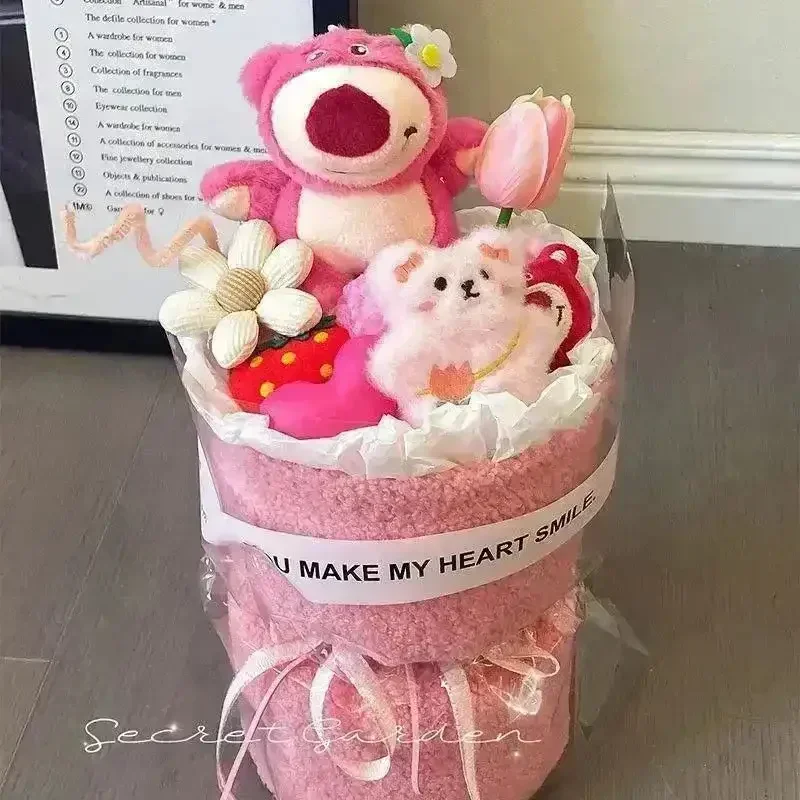 Premium Stuffed Sanliou Purin My Melody Kuromi Cinnamoroll Bouquet - Image 7