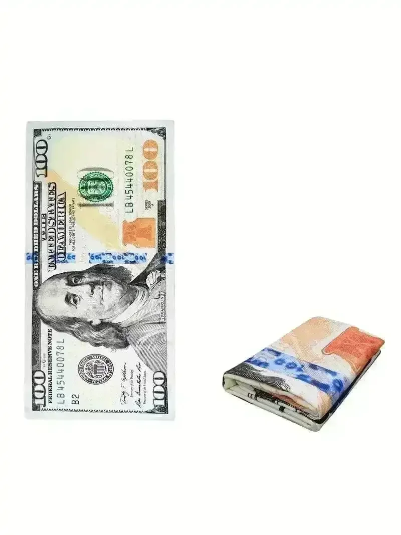 Printed Dollar Bath Towel - Image 5