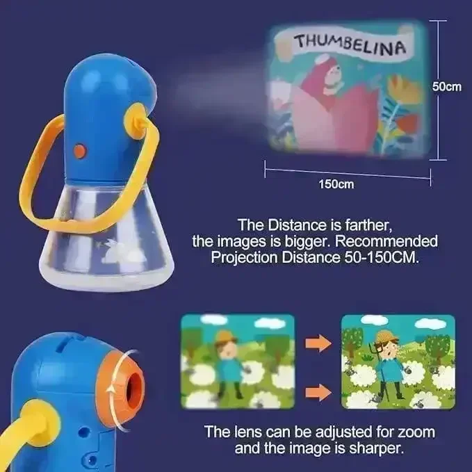 Premium Projector Storybook With In-built Torch - Image 4