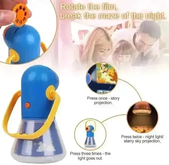 Premium Projector Storybook With In-built Torch - Image 6