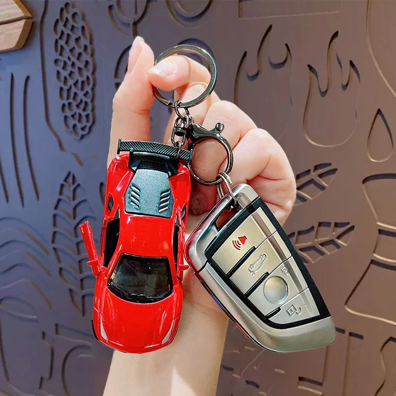 Pullback Die-cast Sports Car Keychain - Image 5