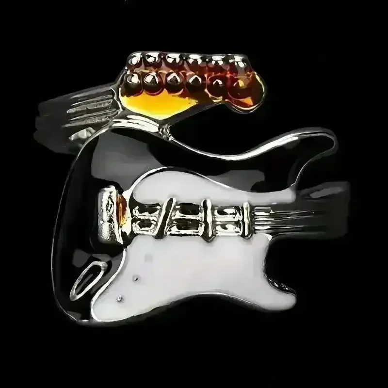 Punk Guitar Shaped Ring - Image 4