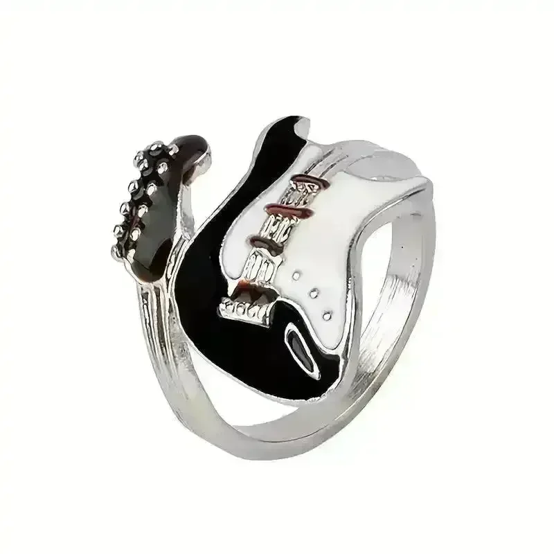 Punk Guitar Shaped Ring - Image 5