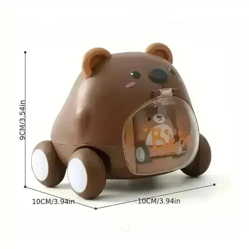 Push Down Cartoon Animal Car - Image 11