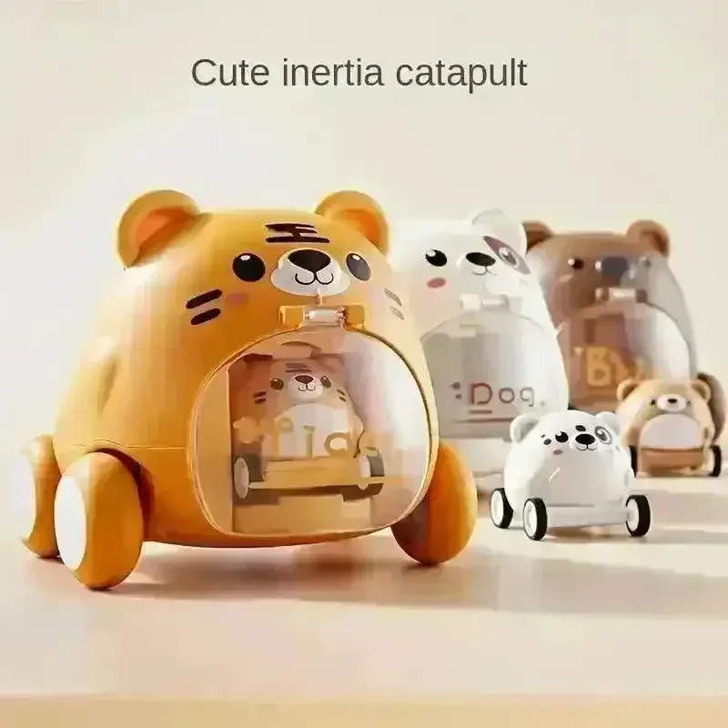 Push Down Cartoon Animal Car - Image 4