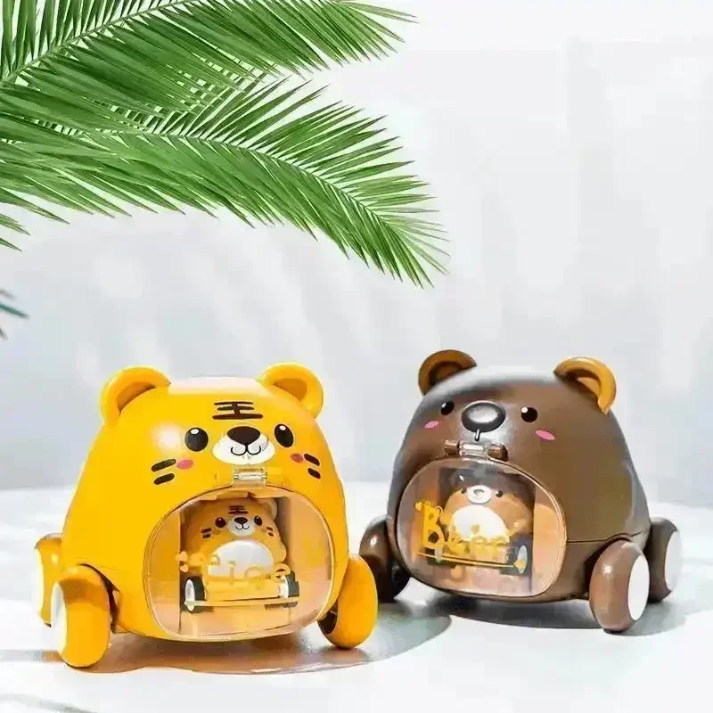 Push Down Cartoon Animal Car - Image 5
