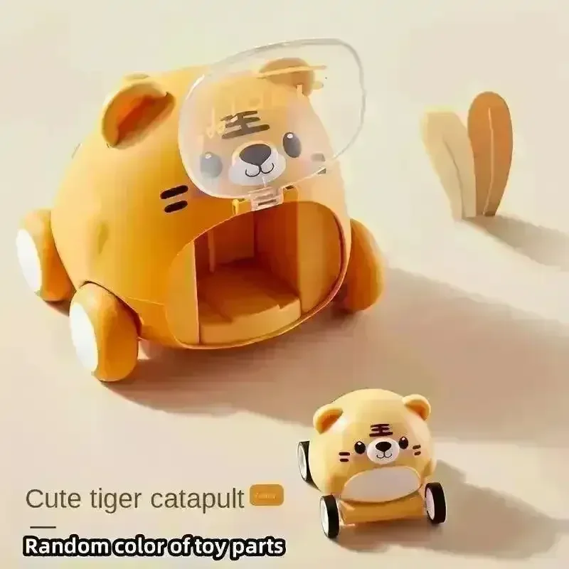 Push Down Cartoon Animal Car - Image 9