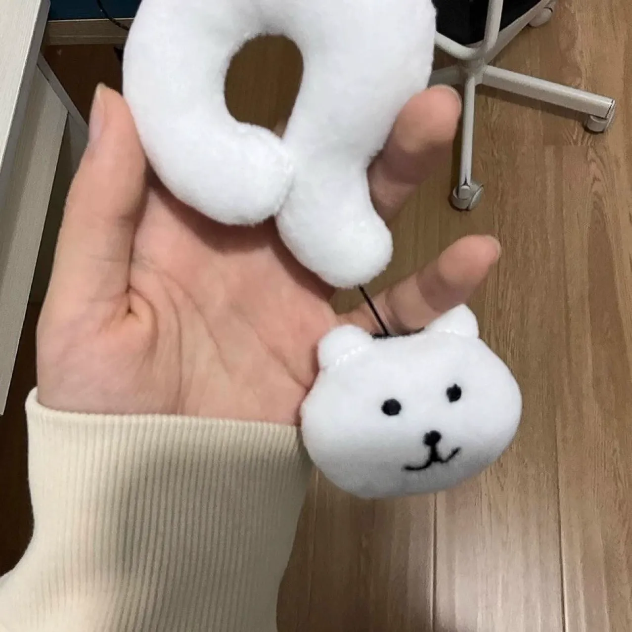 Puzzled Panda Question Mark Keychain - Image 3
