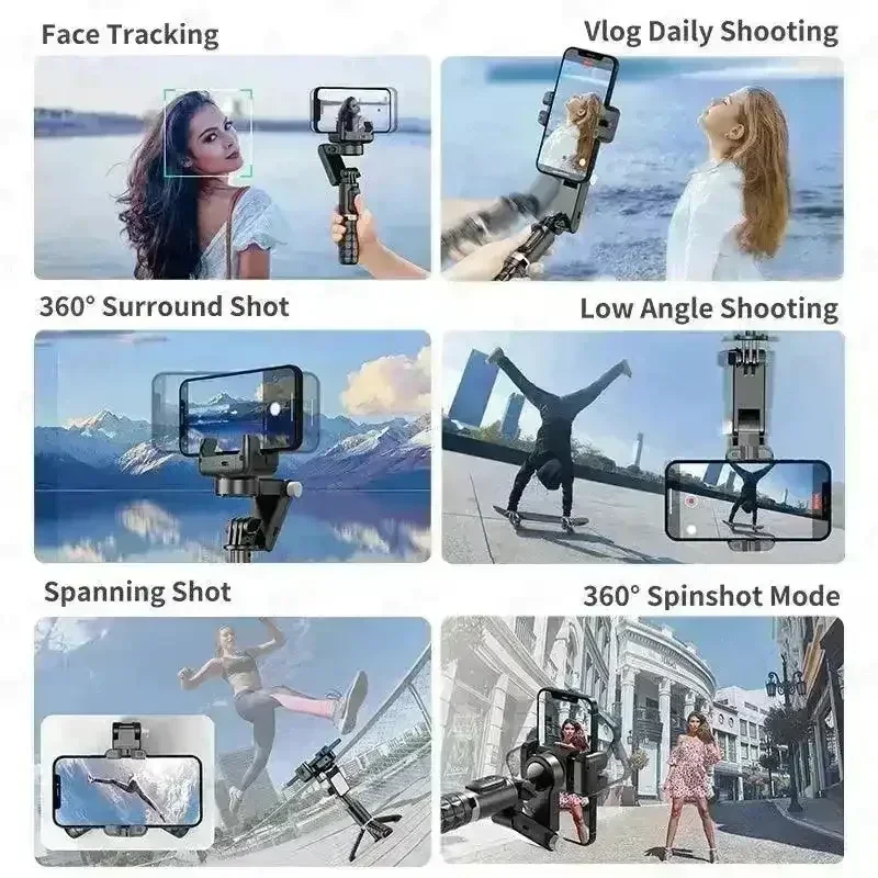Q18 Gimbal Stabiliser with 360 Rotation - Image 3
