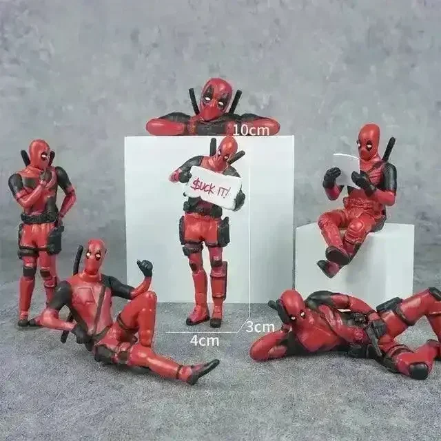 Quirky Deadpool Mini Desk Figurines - Image 7