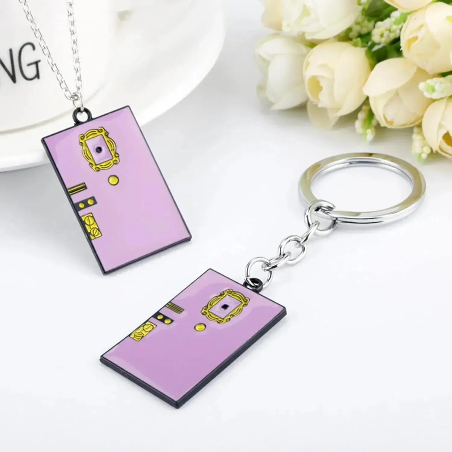 Quirky Friends TV Show Acrylic Keychain - Image 3