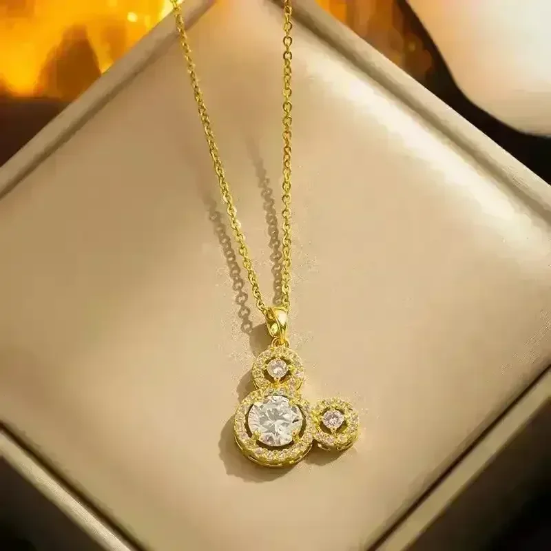 Radiant Mickey Mouse Head Pendant - Image 3