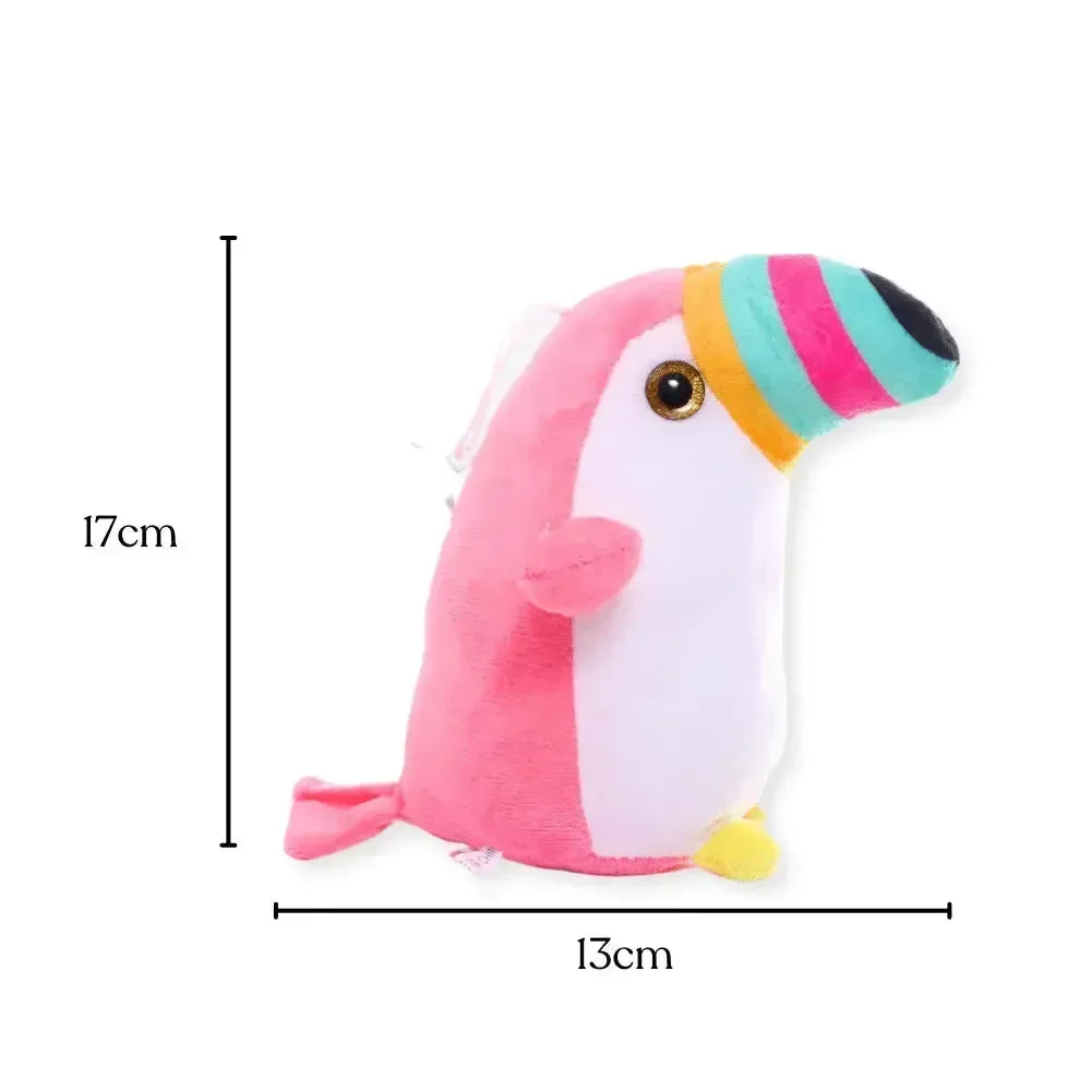 Rainbow Beak Toucan Plush Toy (20 cm) - Image 6