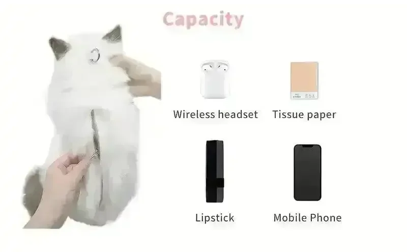 Realistic Live Cat Shaped Backpack - Image 12