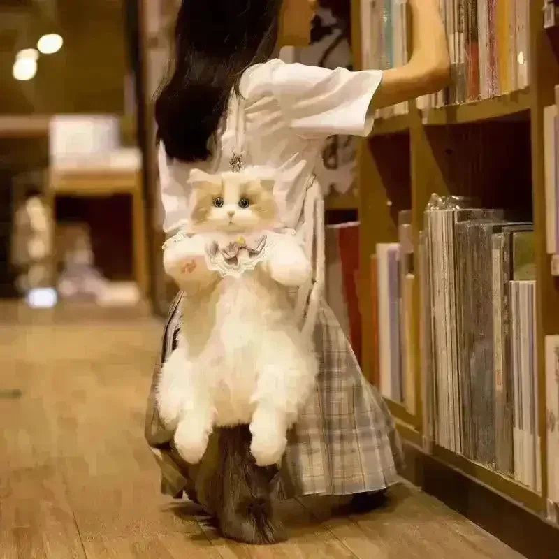 Realistic Live Cat Shaped Backpack - Image 22