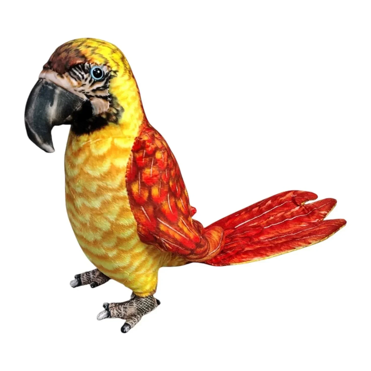 Realistic Macaw Parrot Plush Toy (40 cm) - Image 3