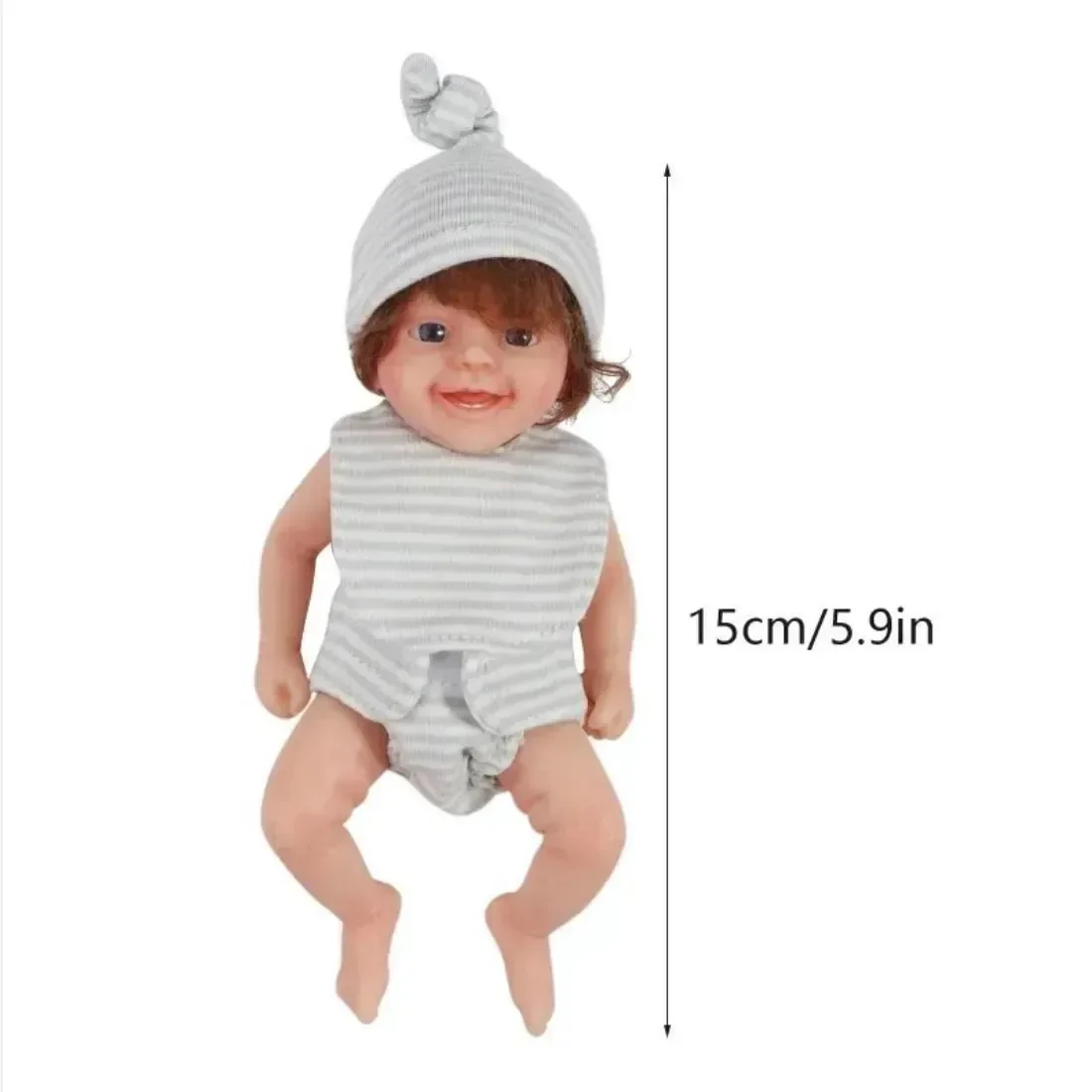 Realistic Mini Silicon Baby Doll (15 cm) - Image 12