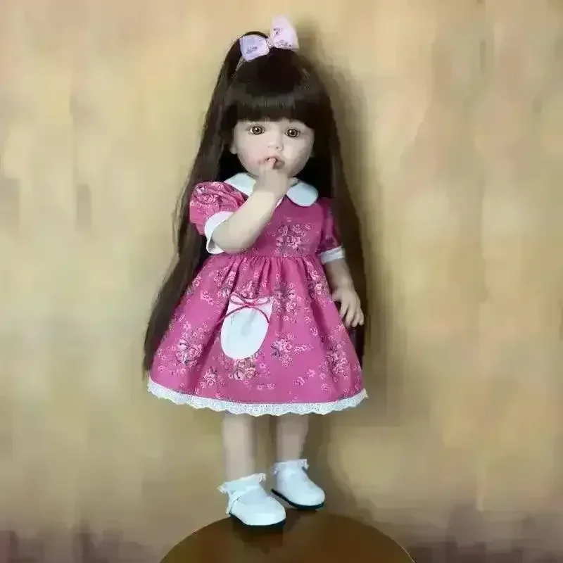 Little Miracle Realistic Silicon Baby Girl Doll (55 cm) - Image 2