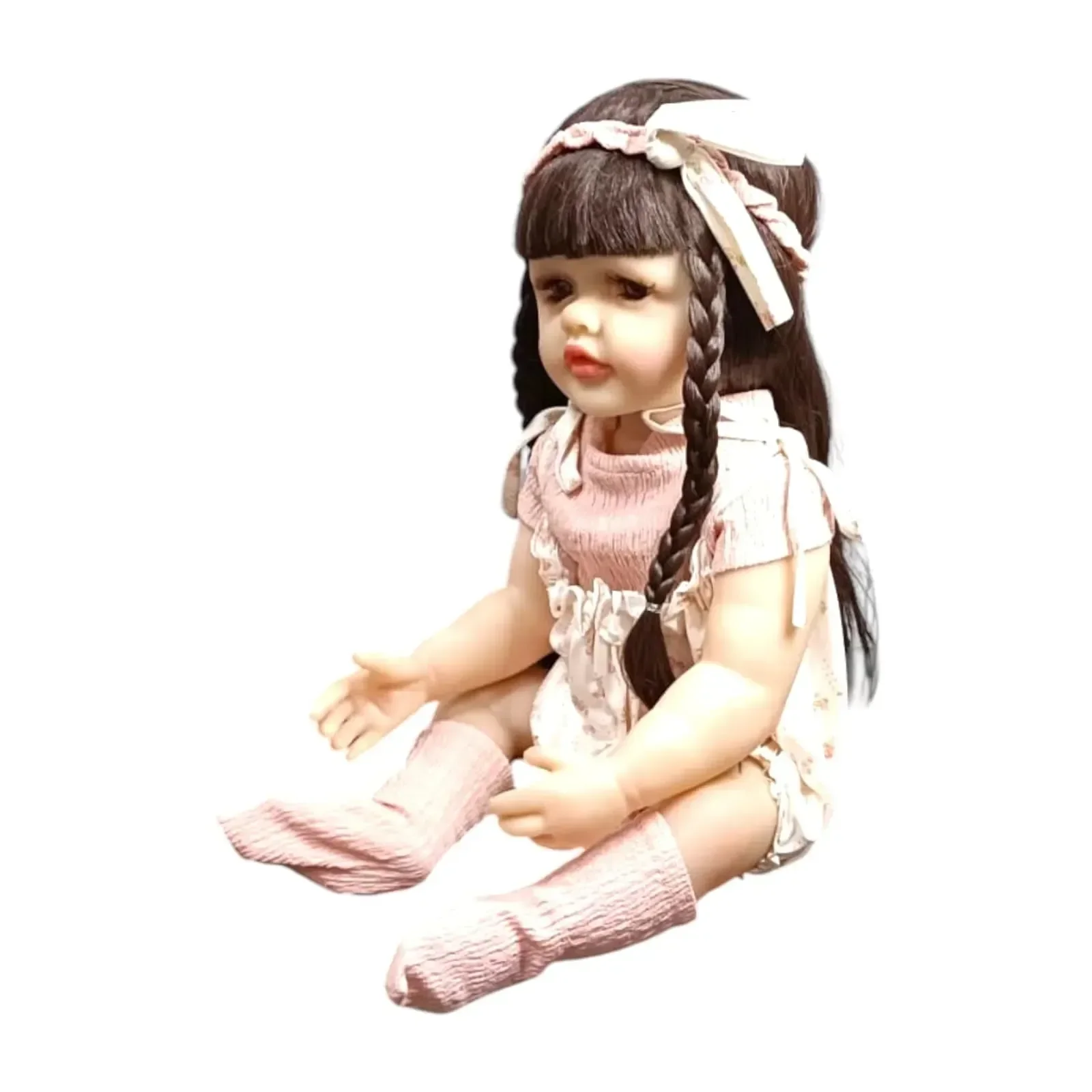 Little Miracle Realistic Silicon Baby Girl Doll (55 cm) - Image 50