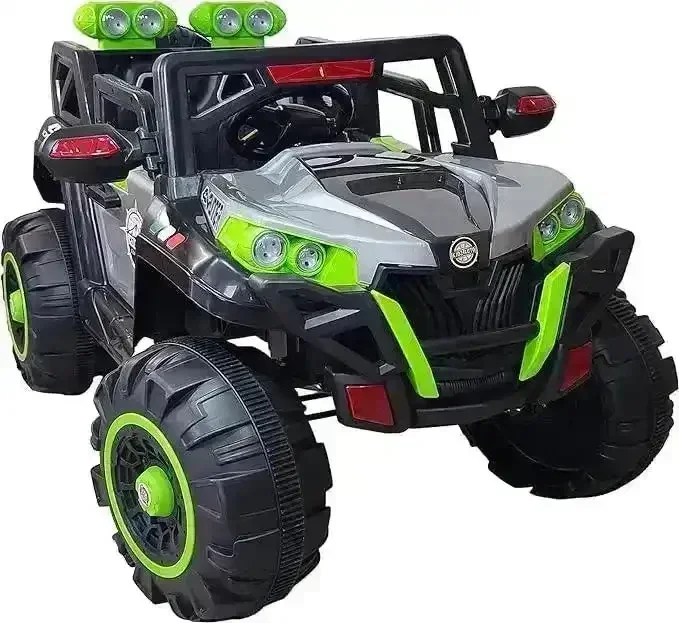 Rechargeable Battery Electric Steering 4x4 Kids Jeep - Image 3