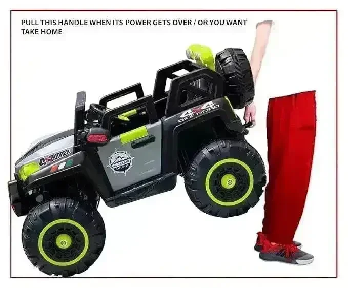 Rechargeable Battery Electric Steering 4x4 Kids Jeep - Image 6