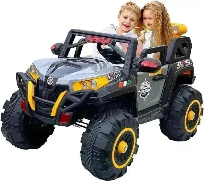 Rechargeable Battery Electric Steering 4x4 Kids Jeep - Image 8