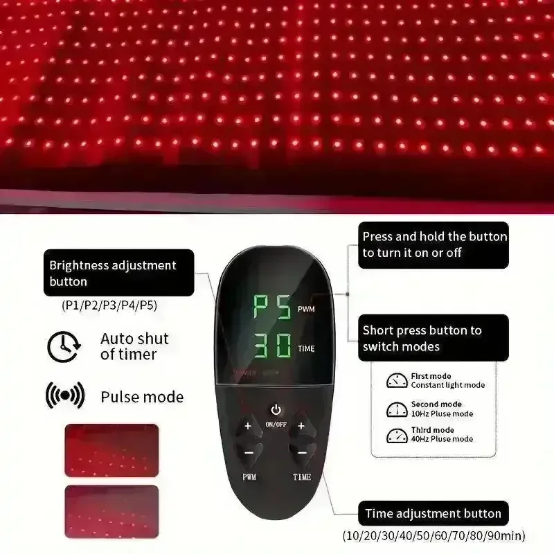 CureMe Red Light Therapy Mat For Whole Body - Image 9