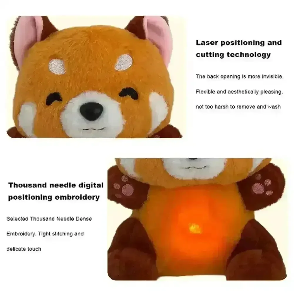 Red Panda Musical Breathing Teddy Plushie - Image 2
