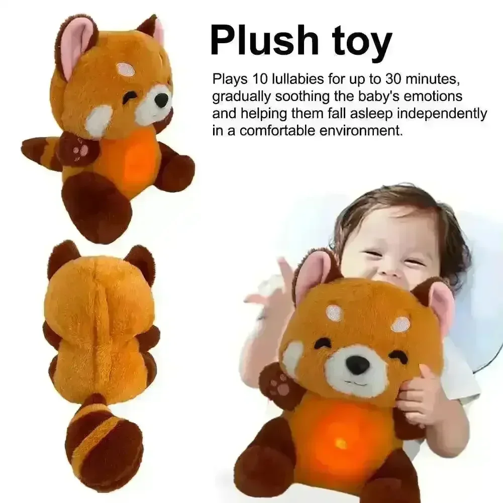 Red Panda Musical Breathing Teddy Plushie - Image 3