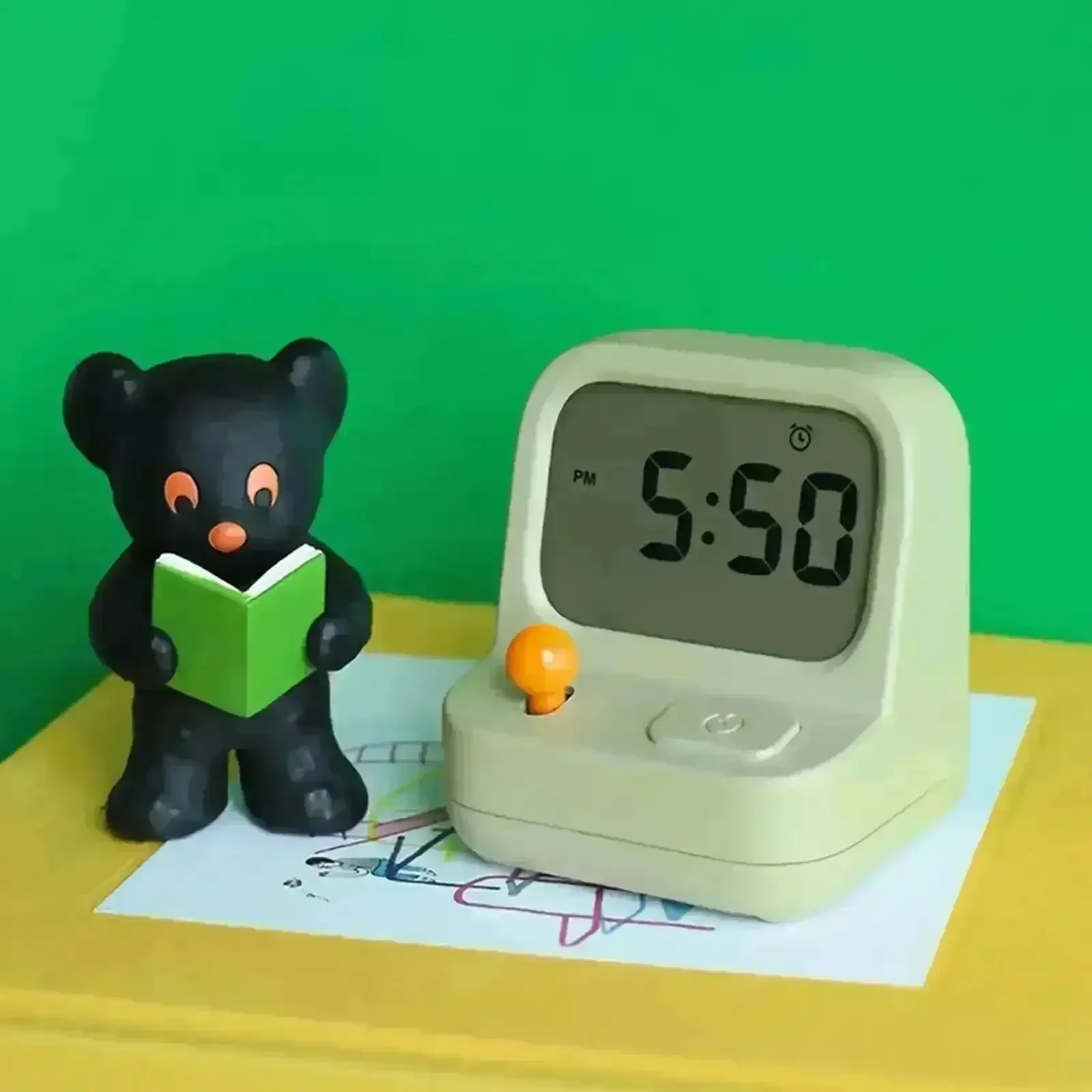 Retro Arcade Style Alarm Clock - Image 3