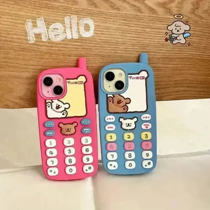 Retro Phone Design Phone Case (For iPhones) - Image 2