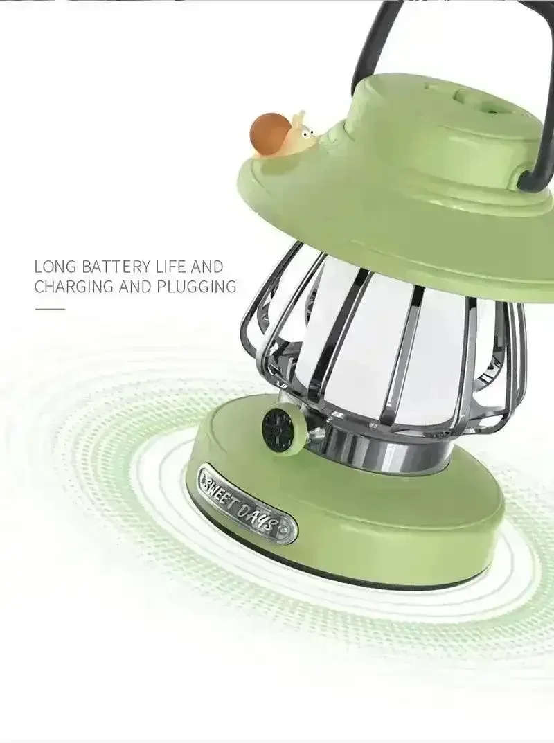 Retro USB Touch Dimming LED Lantern - Image 4