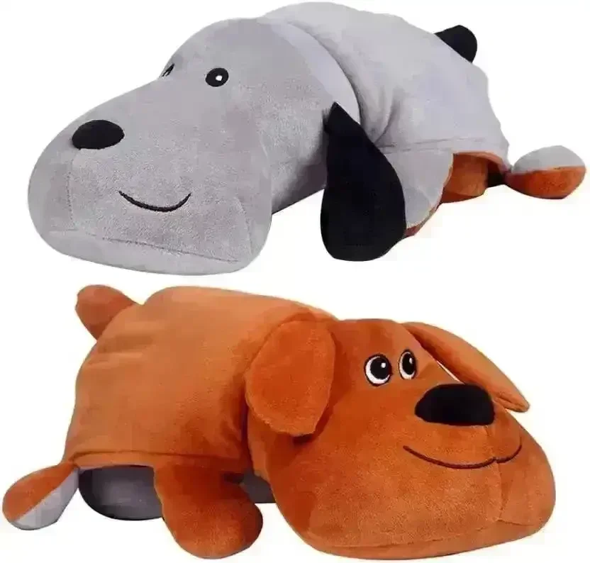 Reversible 2 in 1 Dog Plush Pillow - Image 5
