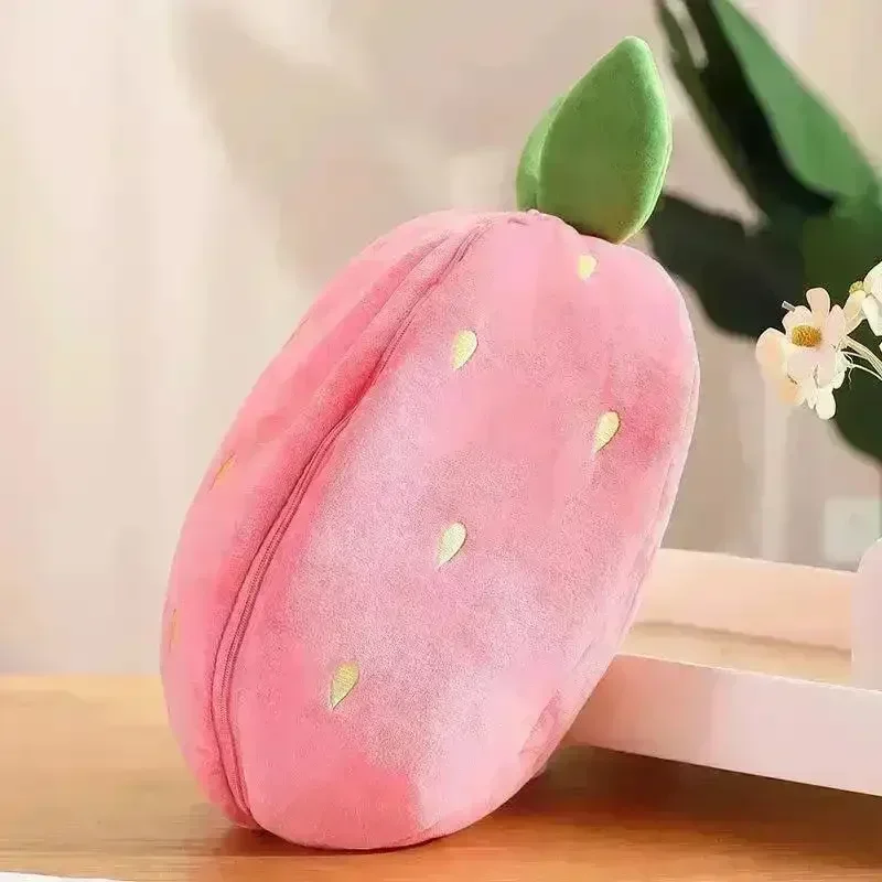 Double Delight: Reversible Strawberry Carrot Bunny Plush! - Image 12